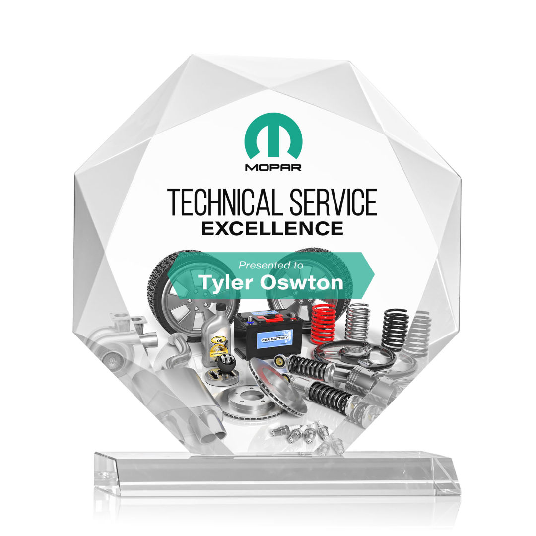 Kitchener VividPrint™ Award - Clear 9