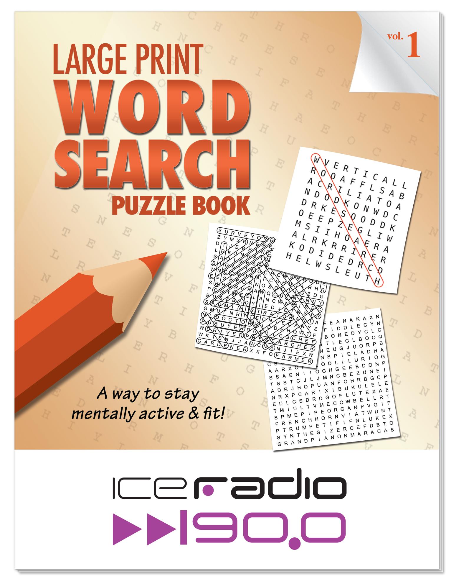 Puzzle Book: LARGE PRINT Word Search 5