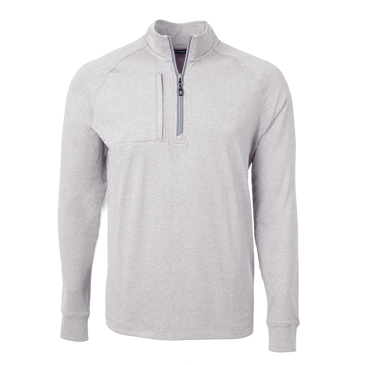 Cutter & Buck Adapt Eco Knit Heather Recycled Pullover, custom hoodie or sweatshirt with logo imprint 2