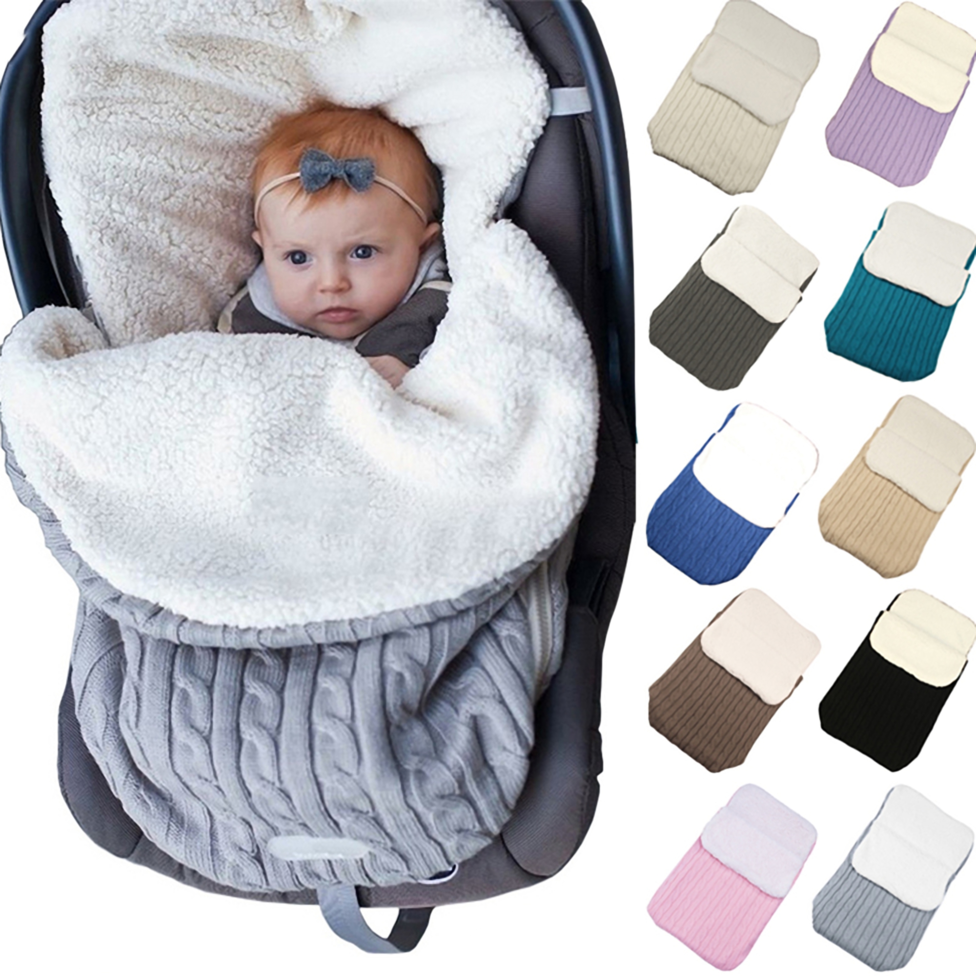 Newborn Swaddle Blanket 6