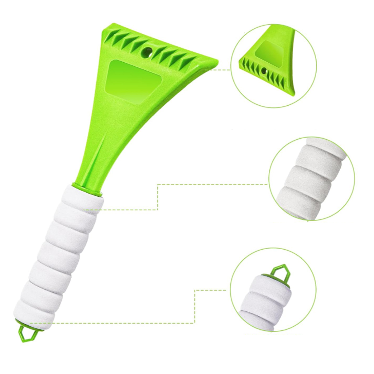 Foam Grip Ice Scraper for Cars 4