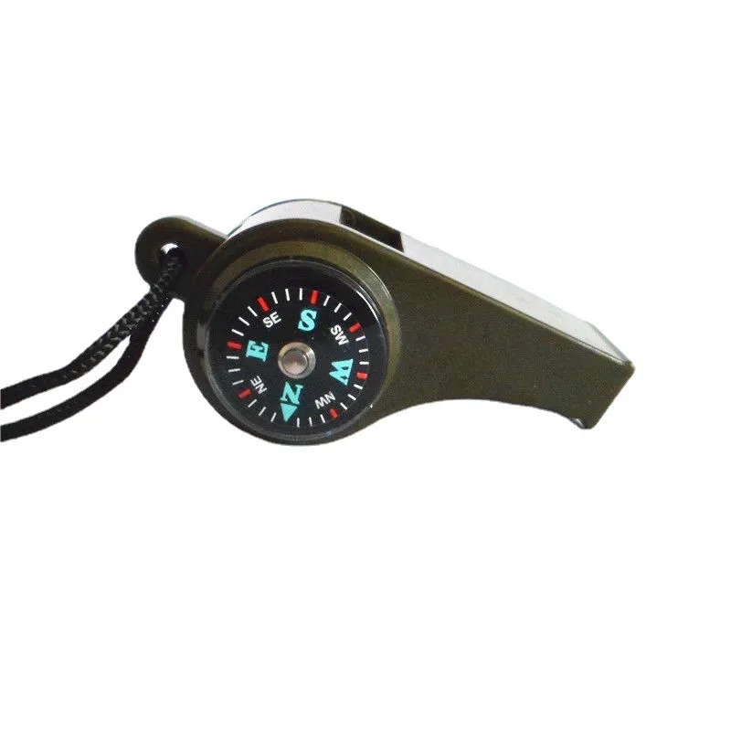 Outdoor 3-in-1 Compass Thermometer Whistle 5