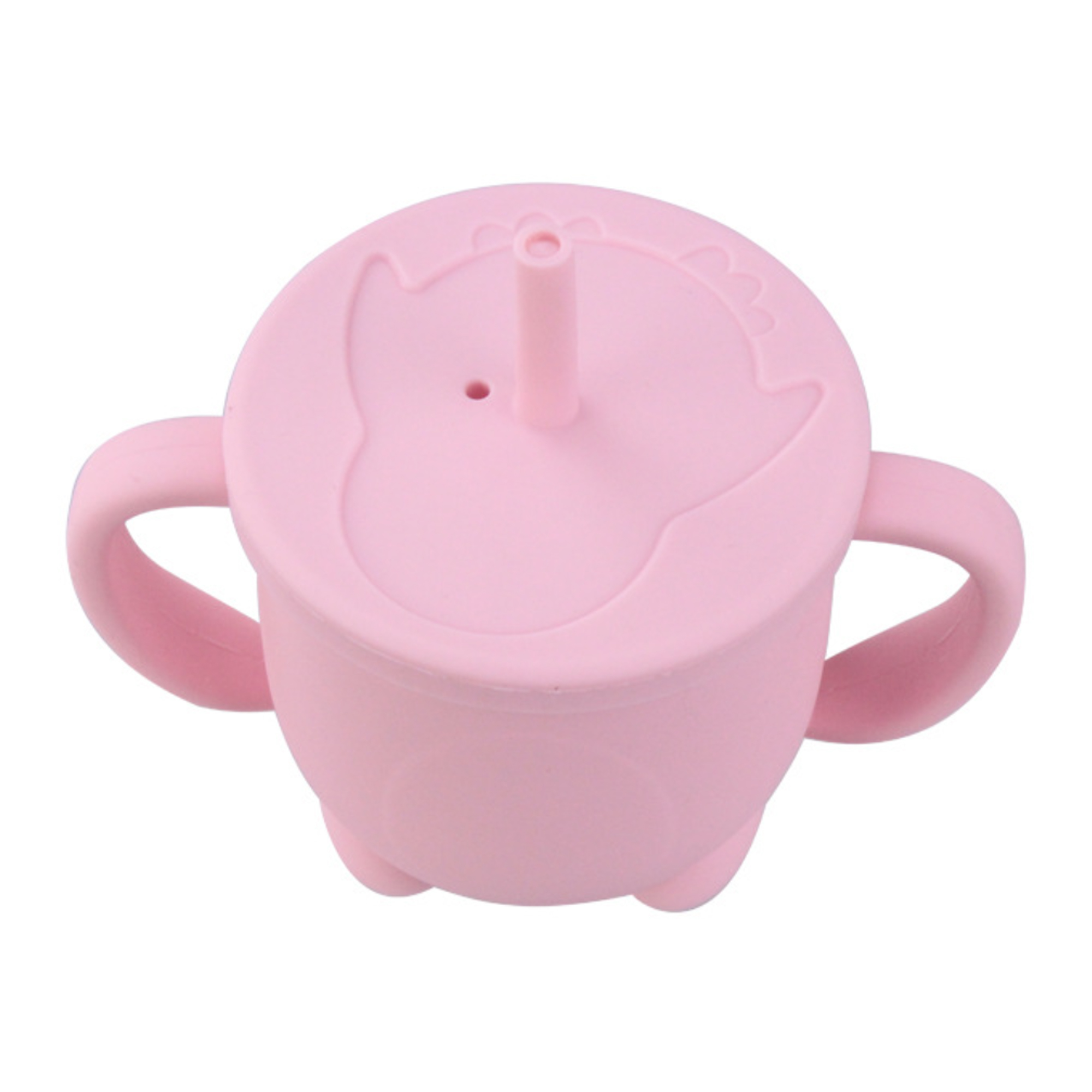 Silicone Children Training Straw Cup 3
