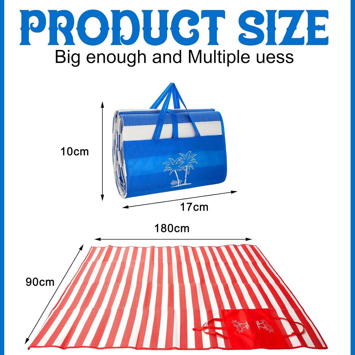 Foldable Picnic Blanket Beech Mat 4