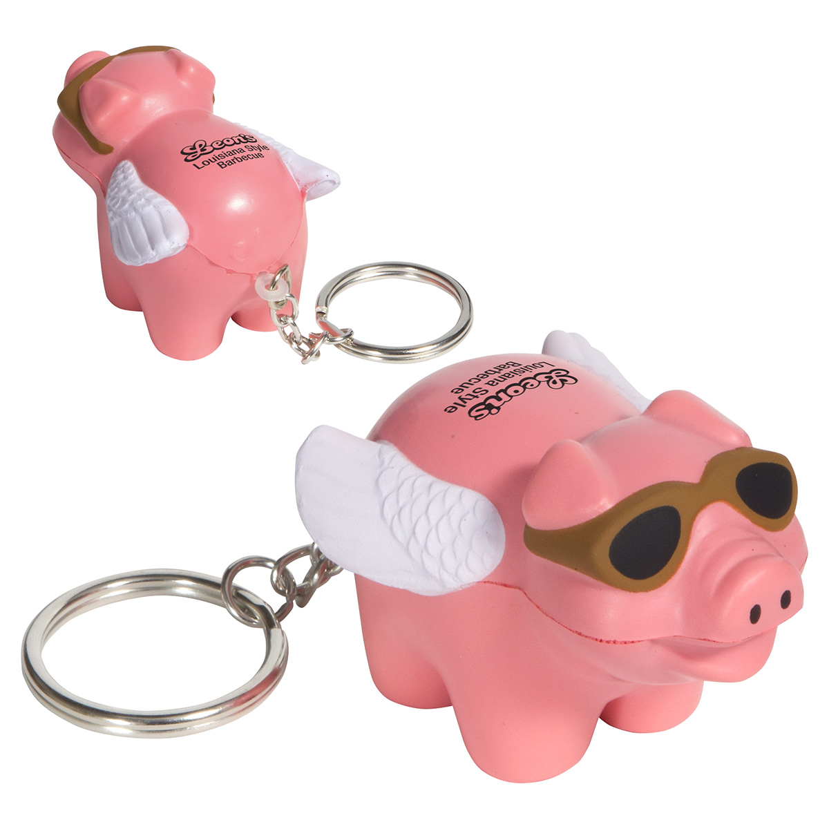 Flying Pig Stress Reliever Key Chain 1