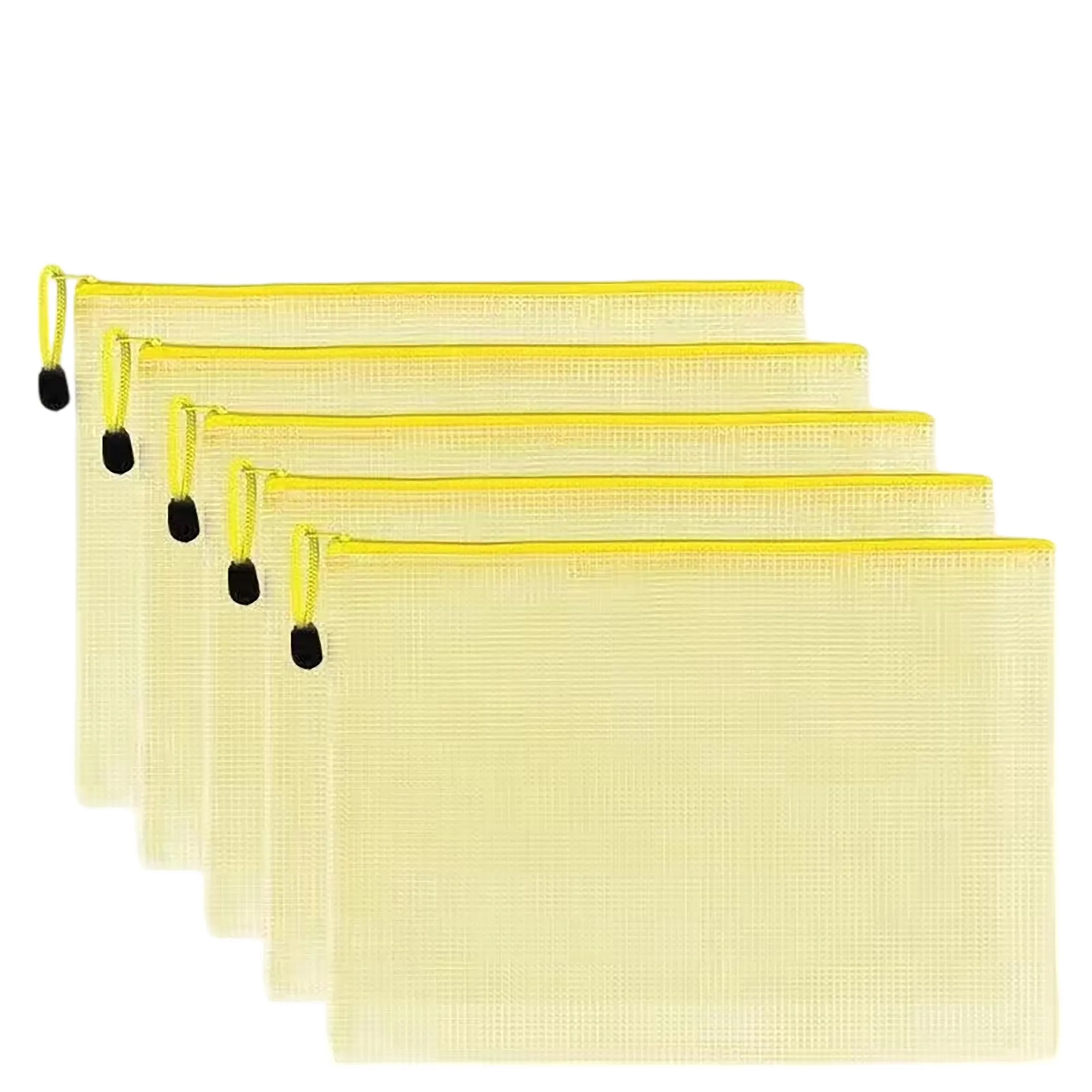 A4 Waterproof Grid Zipper File Bags for Documents and More 7
