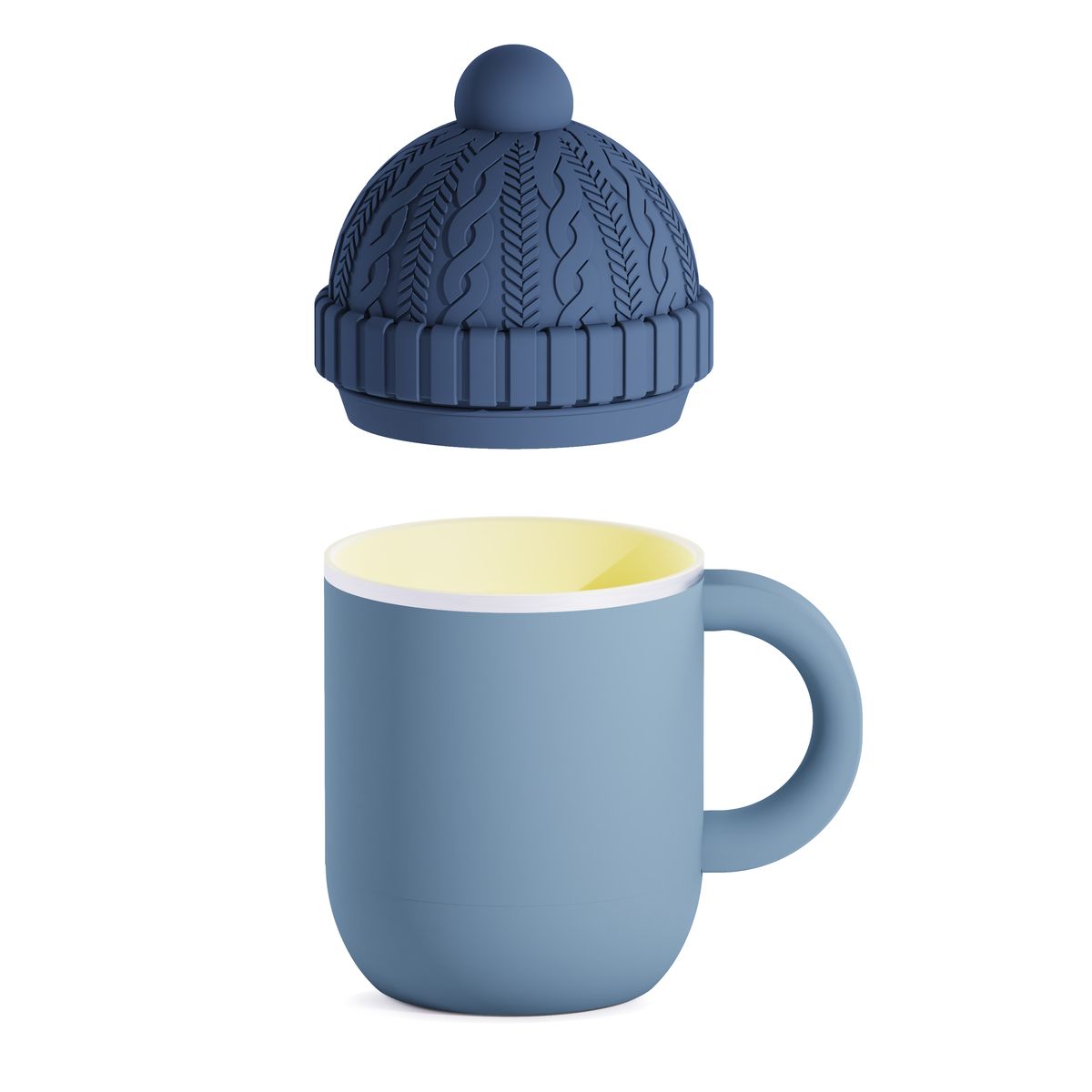 12 oz Insulated Mug with Ceramic Coated Interior - Asobu Happy Hats Beanie 2
