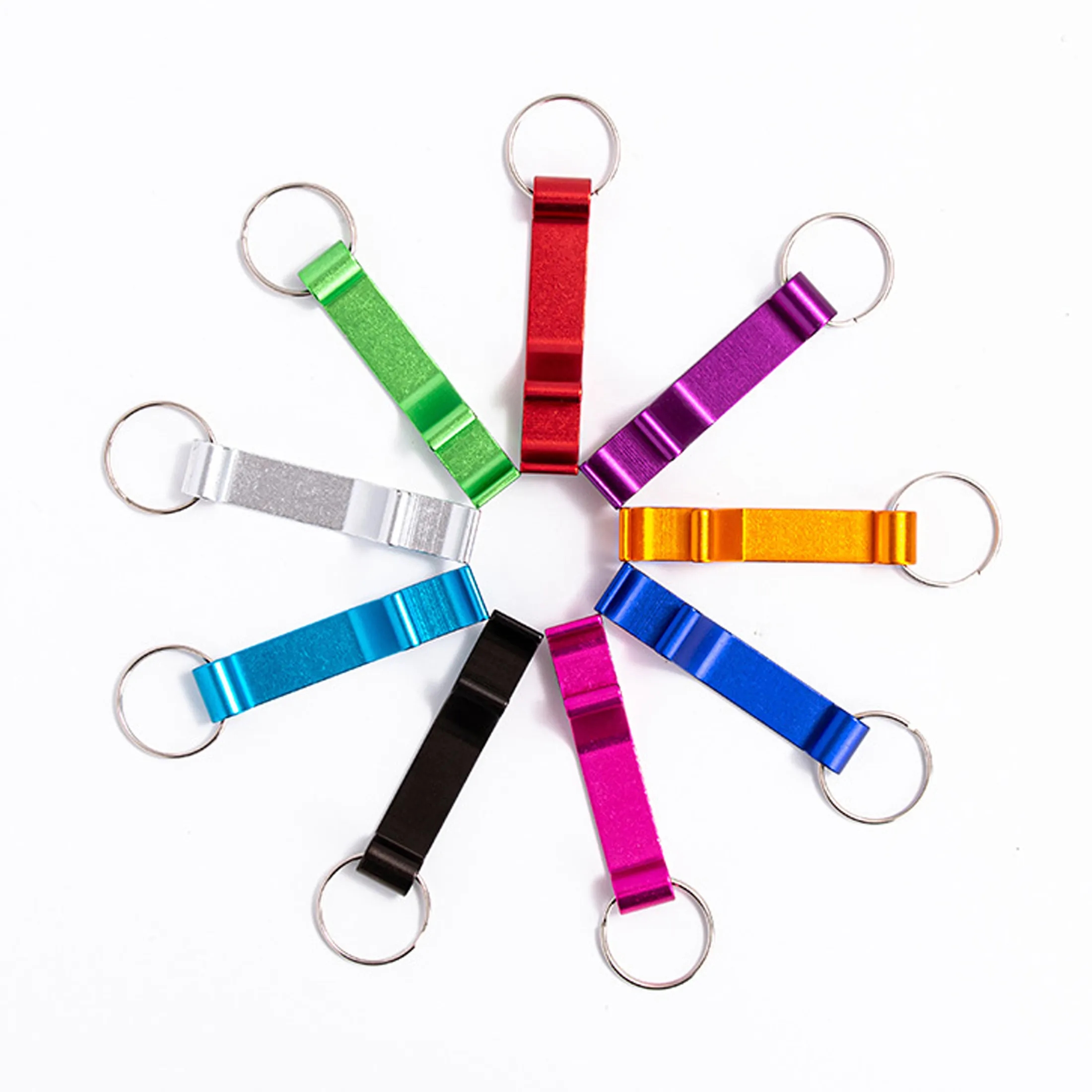 Aluminium Alloy Beer Bottle Openers Keychain 1