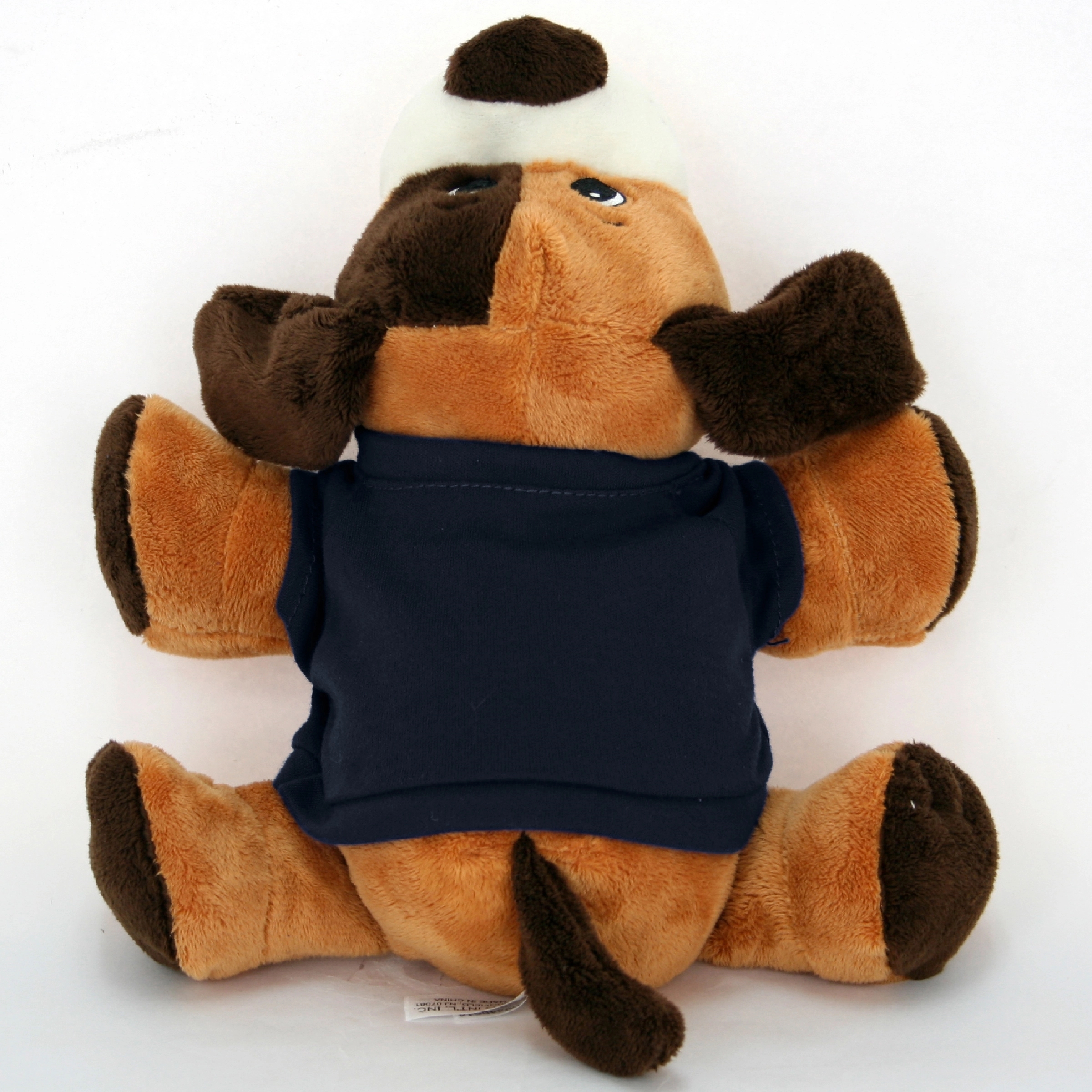 9" Laying Down Dog - Brown 9