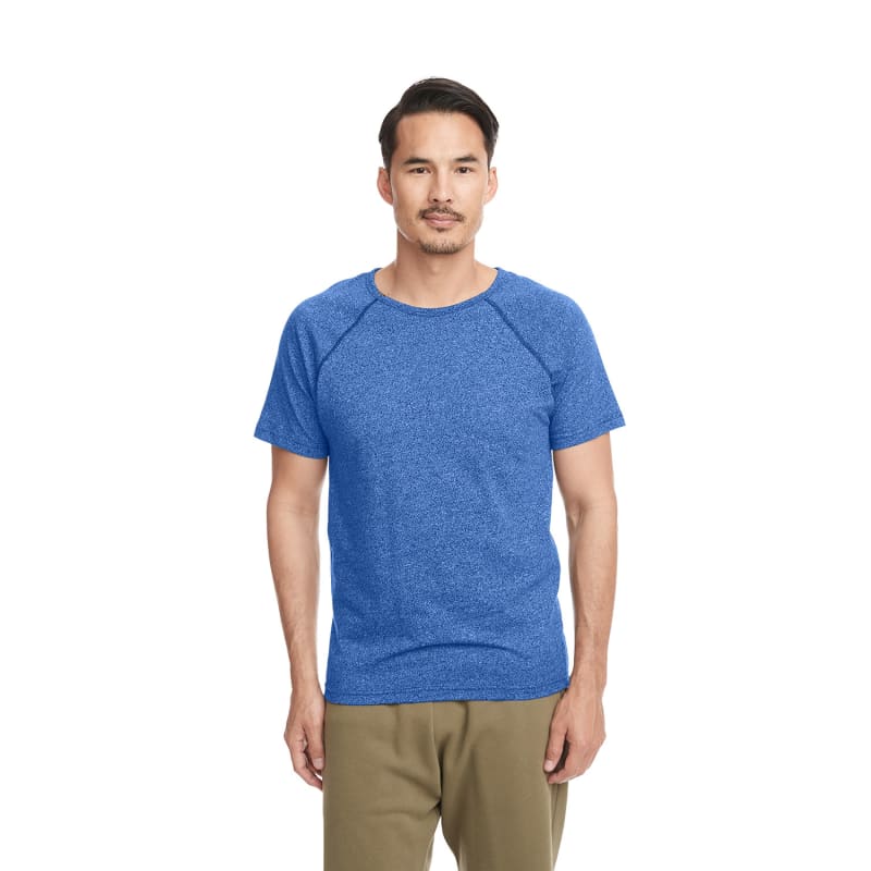 Next Level Apparel Men's Mock Twist Short-Sleeve Raglan T-Shirt 18