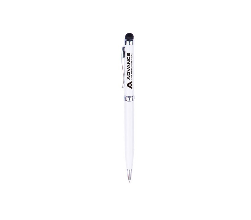Slim Metal Pen with Stylus 4