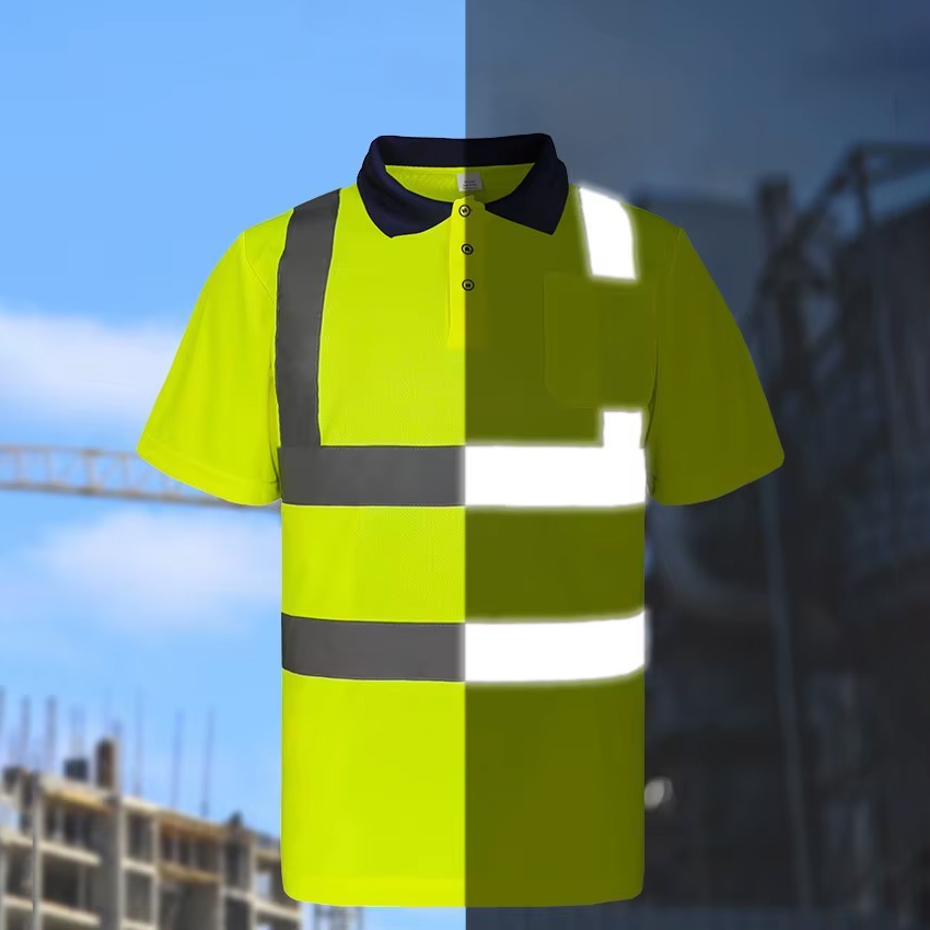 Class 2 Hi-Vis Short Sleeve Safety Polo Shirts 4