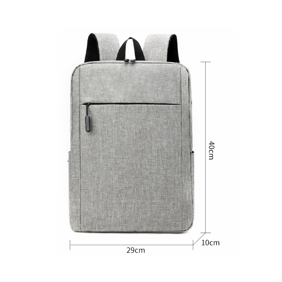 15.6" Minimalist Laptop Backpack with Multi-Compartment 9
