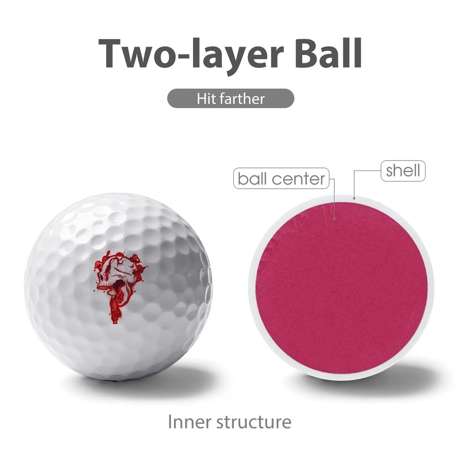 Custom Logo Golf Balls Bulk Order Wholesale Promo Golf Event Gifts 3