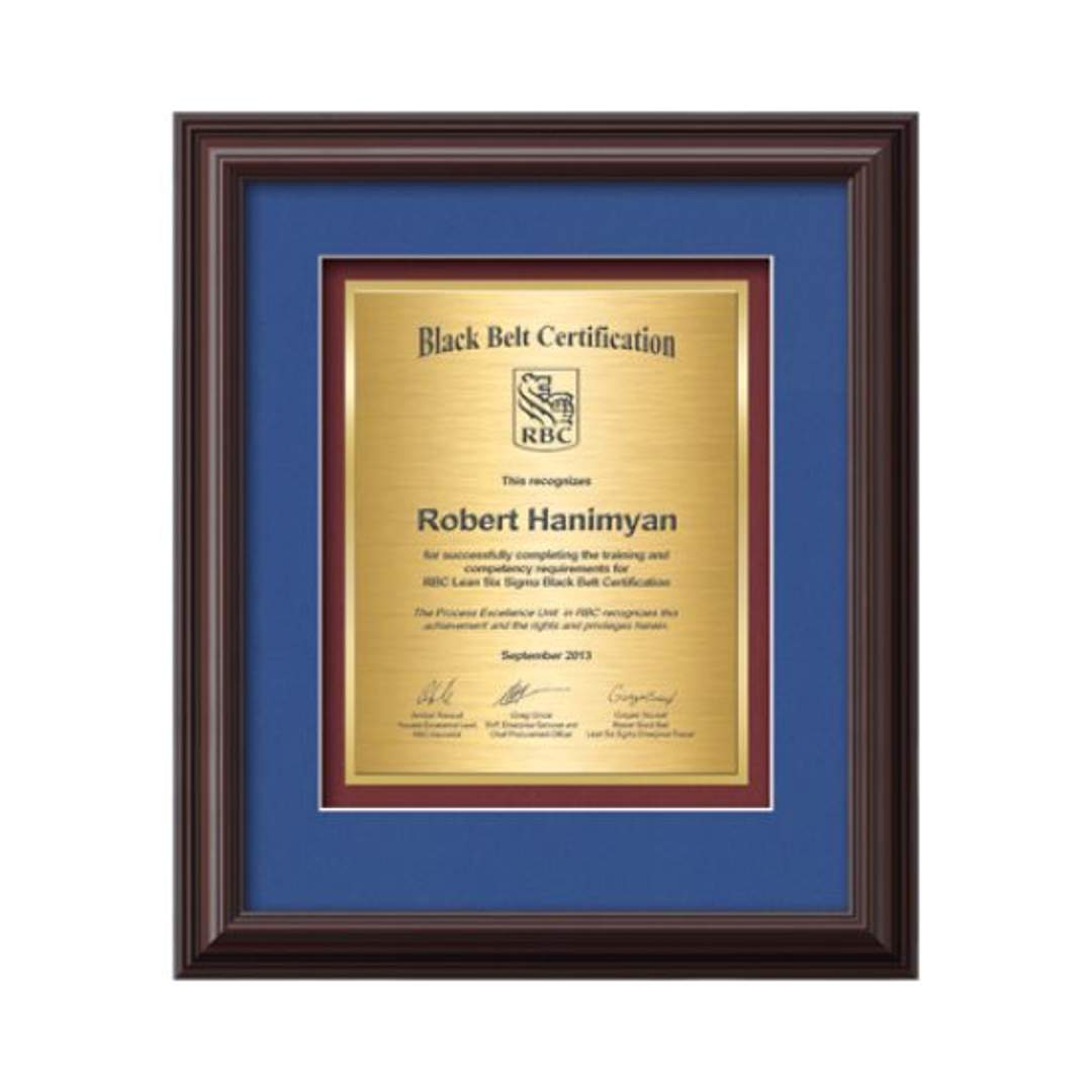 Monarch Certificate TexEtch - Mahogany 4