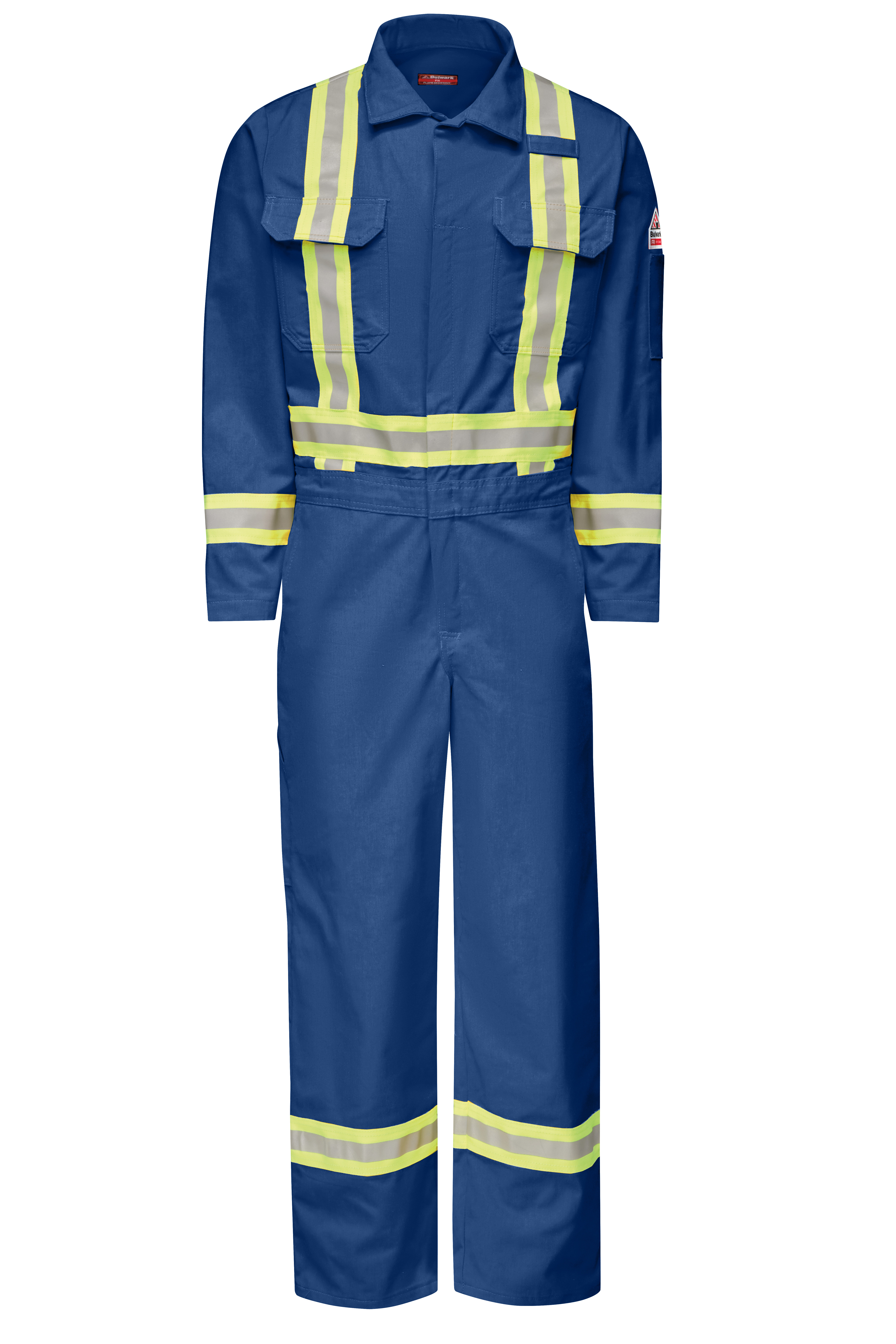 Bulwark® Men's Midweight FR Premium Coverall with Reflective Trim 4