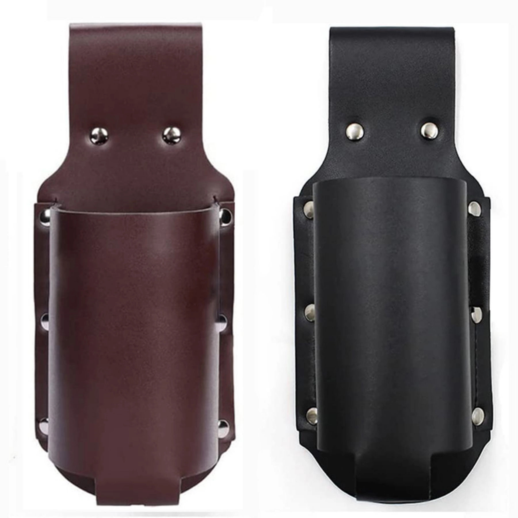 Classic Beer Holster Leather Pu Belt Brown Black 3