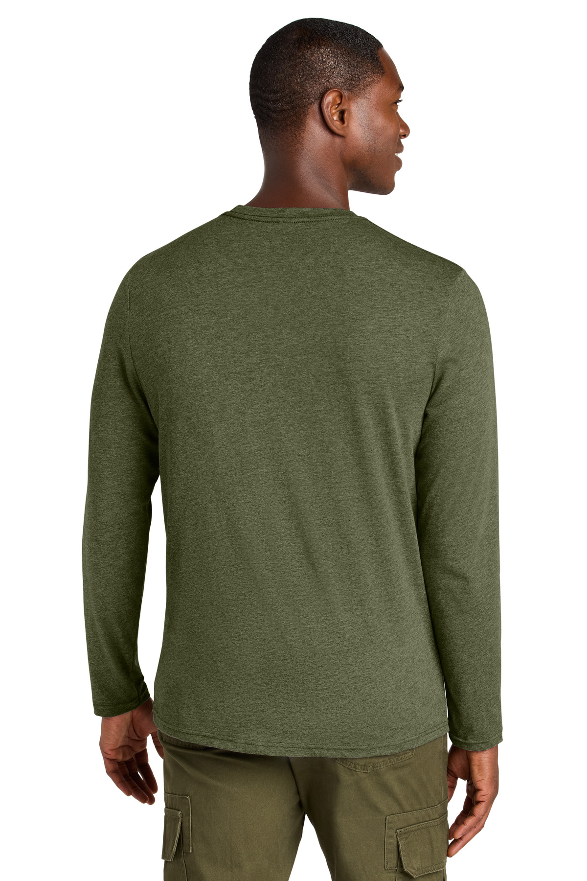 District Perfect Weight CVC Long Sleeve Tee DT185 2