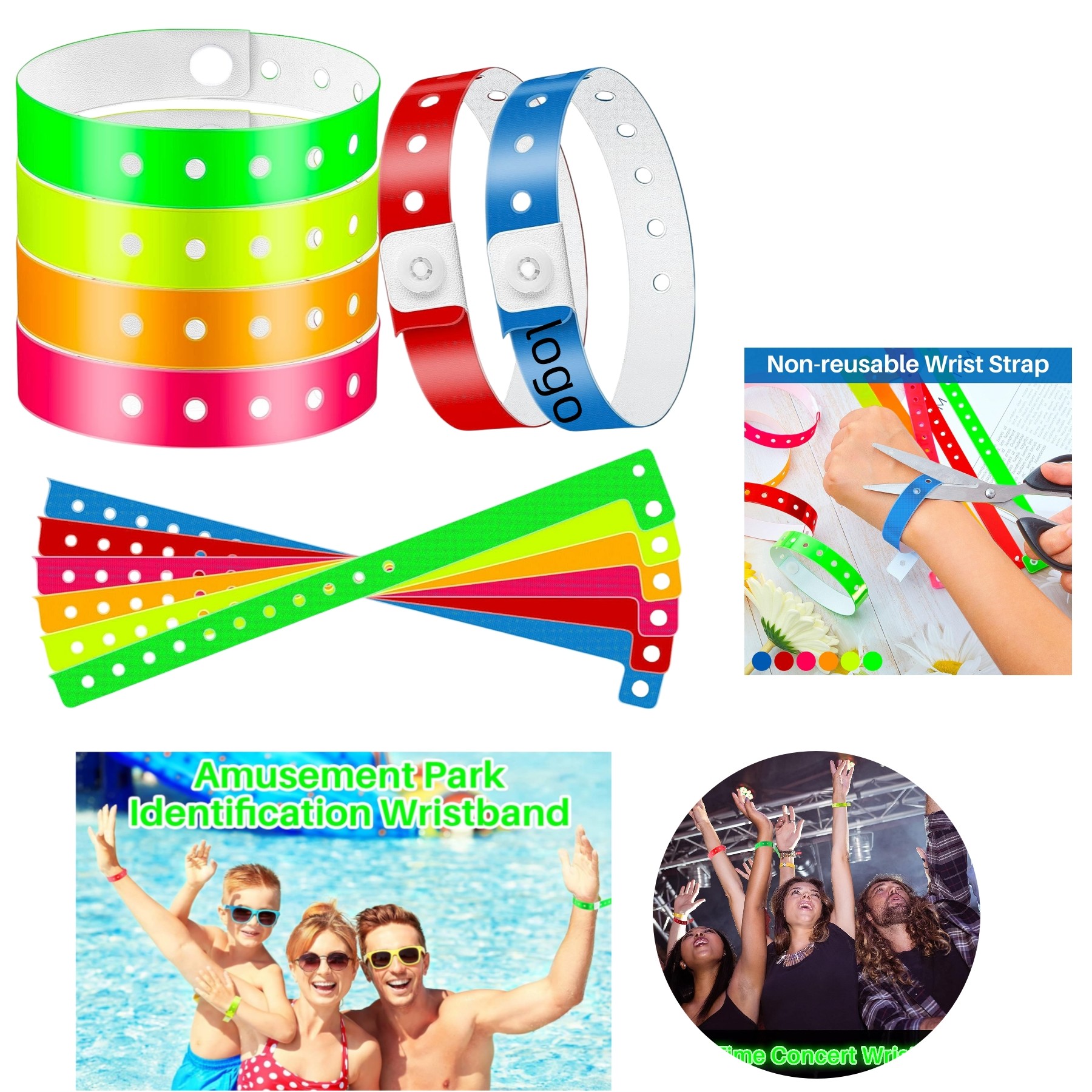 L Shaped PVC Wristbands 2