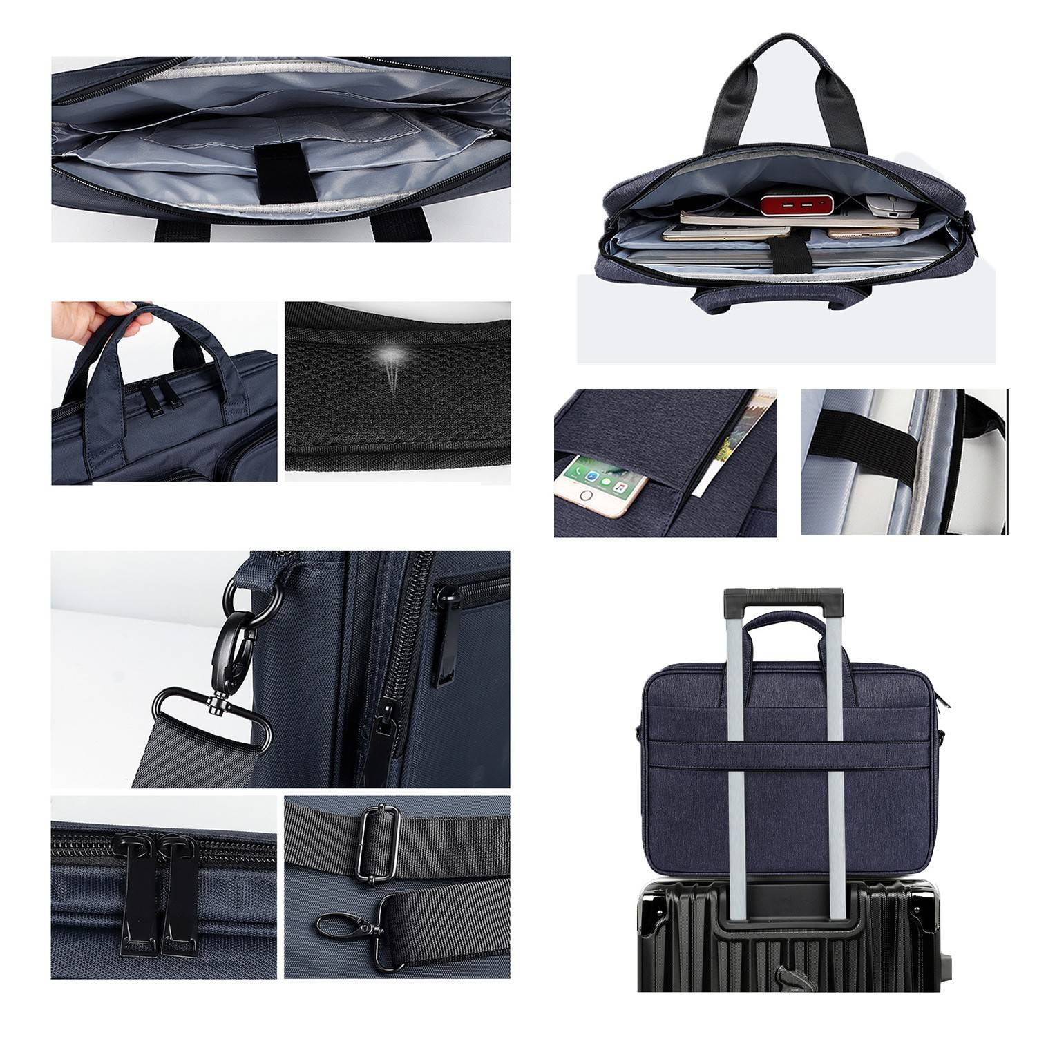 Laptop Messenger Briefcase Shoulder Bag 1