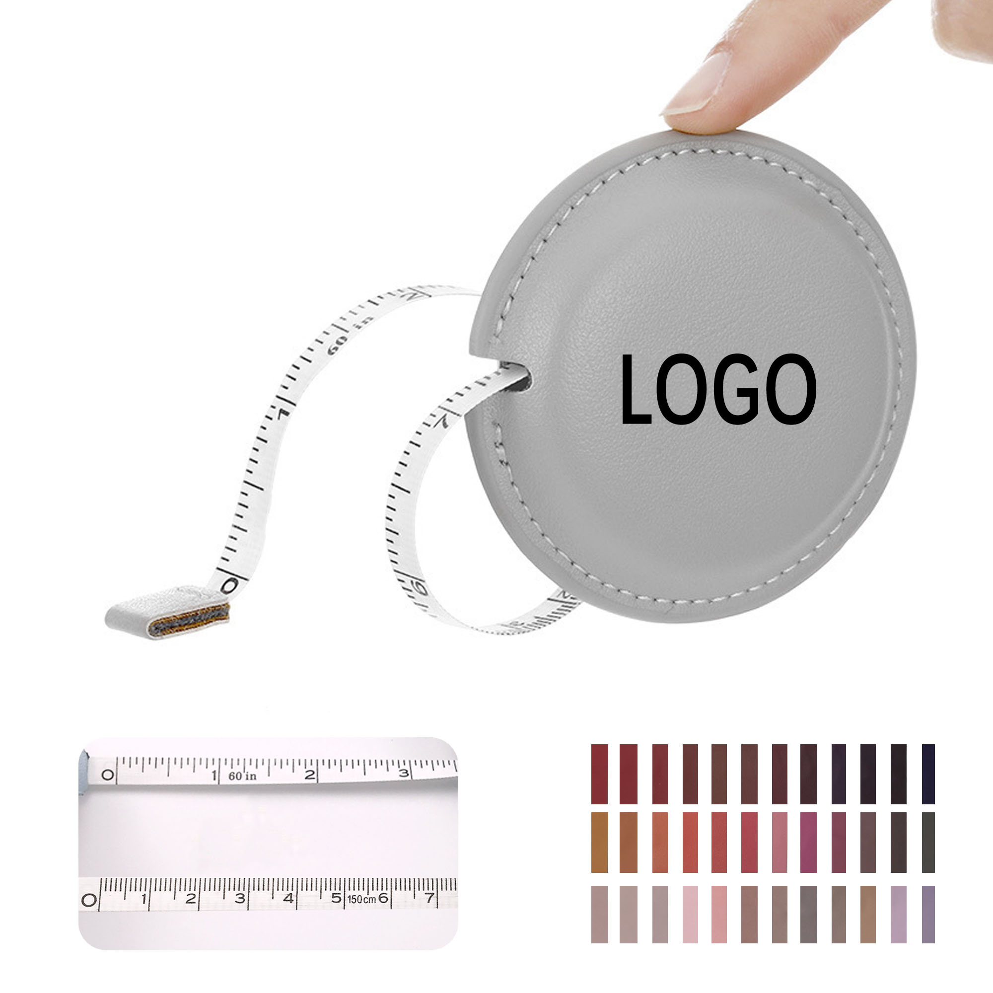 Mini PU Leather Tape Measure 3