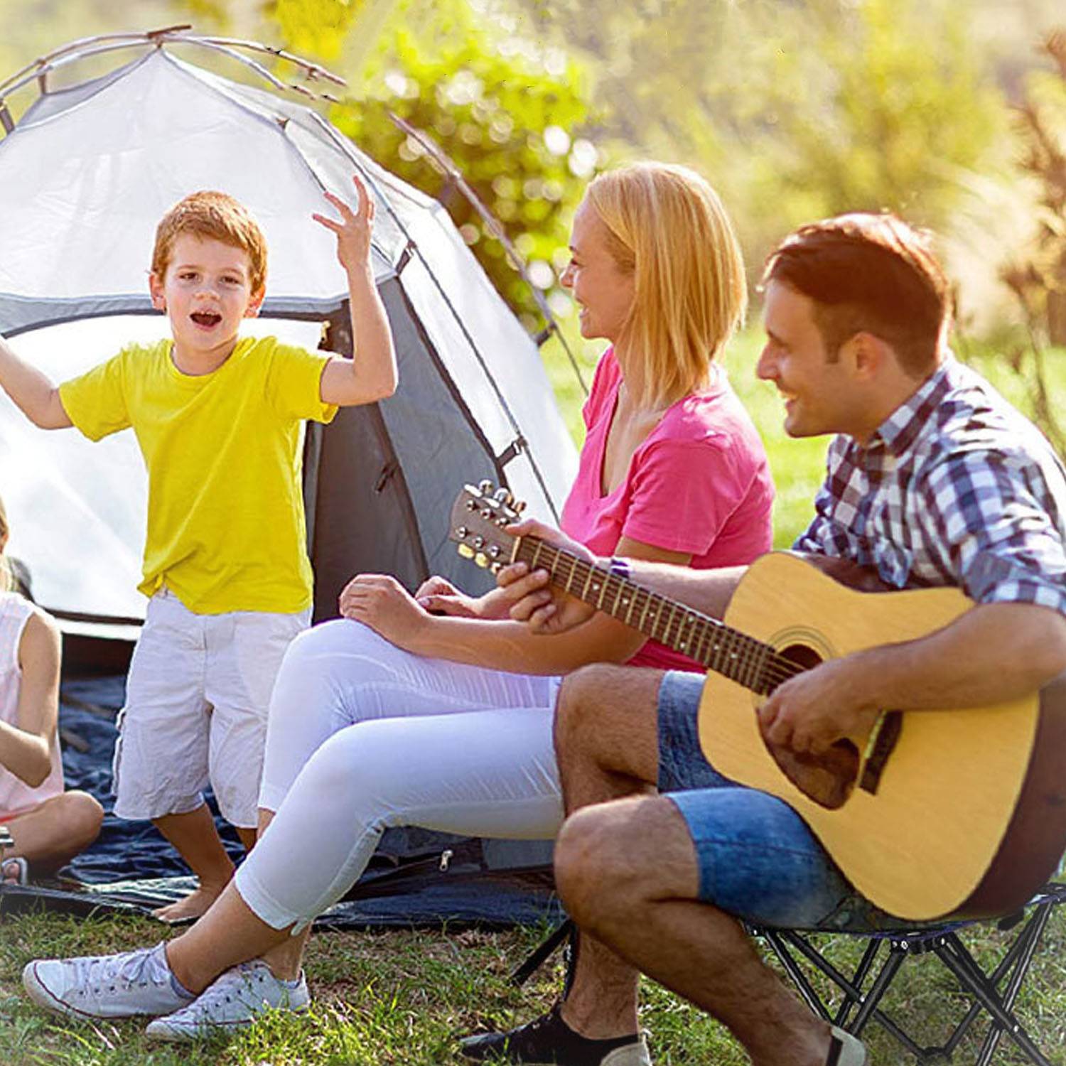 Easy To Carry Light Camping Picnic Square Stool 3