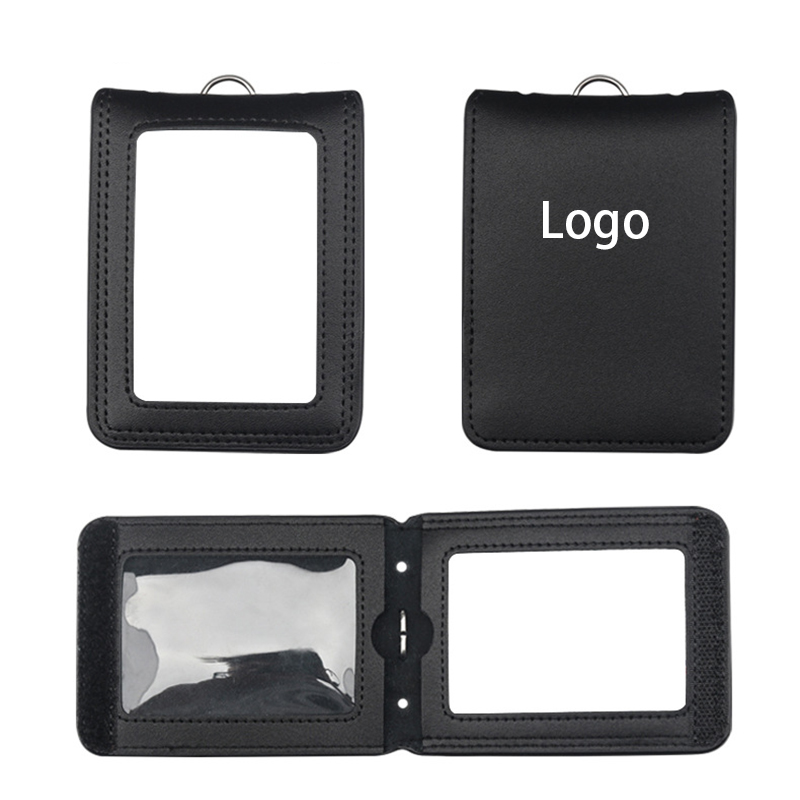 Genuine Leather Badge Holder with Lanyard 6