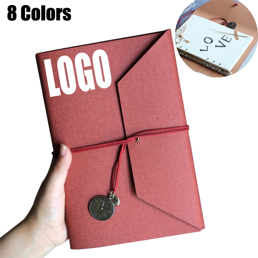 PU Leather A5 Business Travel Journal Pocket Binder Notebook 6