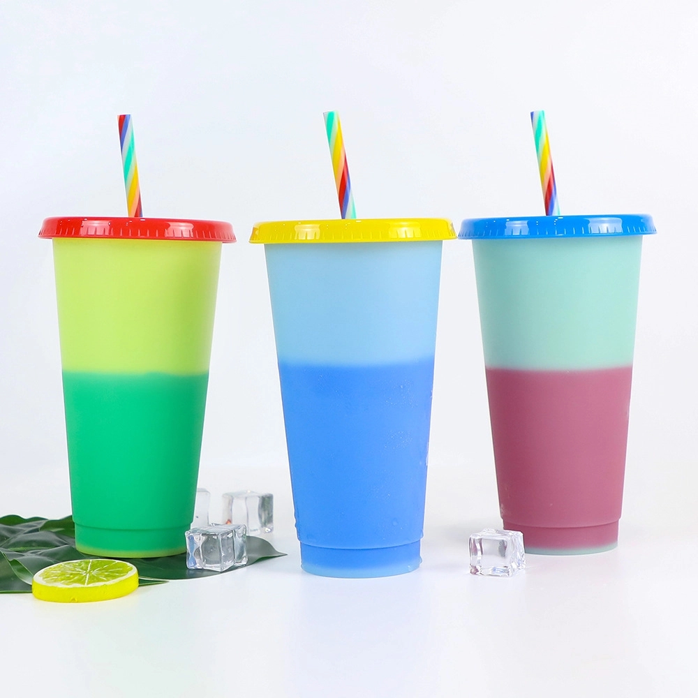 24oz Reusable Color Changing Cups 2