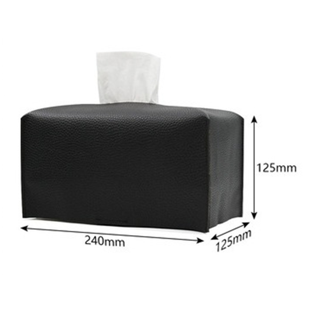 Rectangle Square Leather Cube Tissue Box 2