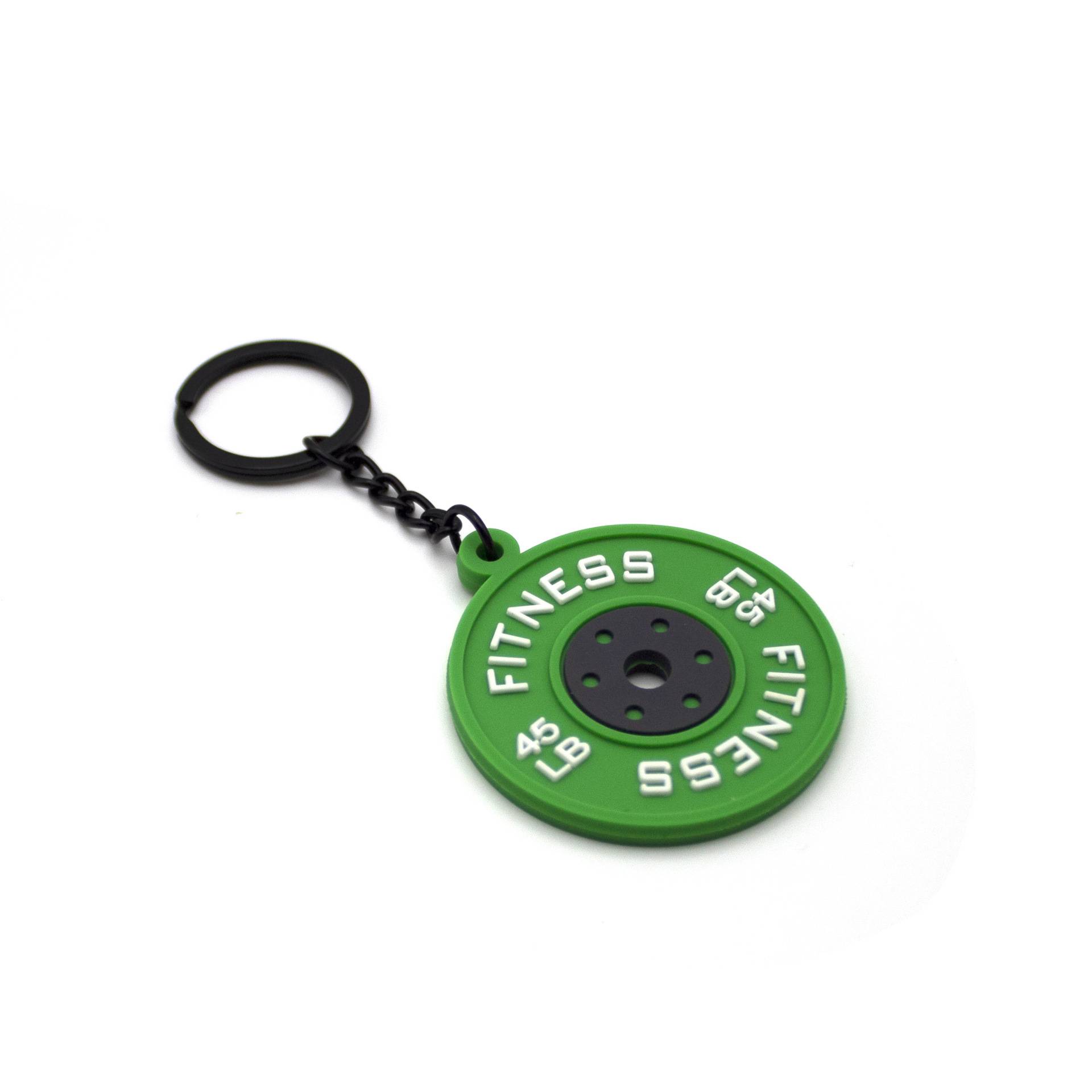 PVC dumbbell key chain 2