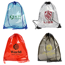 Diamond Clear TPU Drawstring Backpack 20
