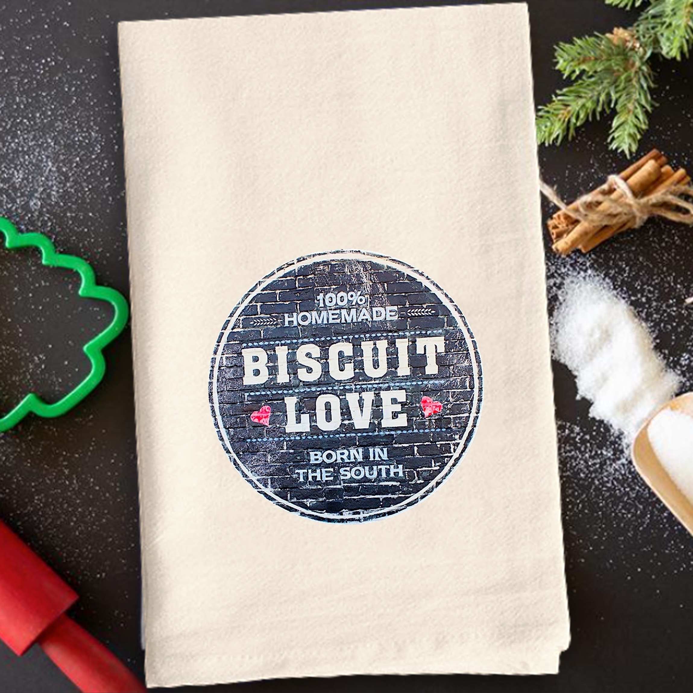 Natural Vintage Flour Sack Tea Towel 14