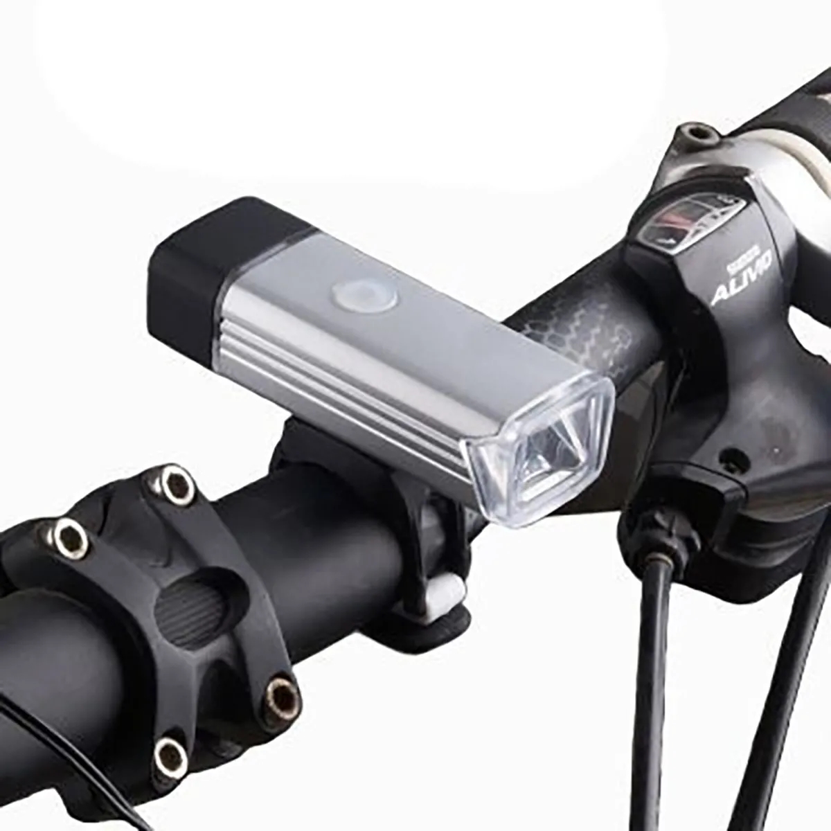 LED Rechargeable Bike Headlight Adjustable Night Light 4