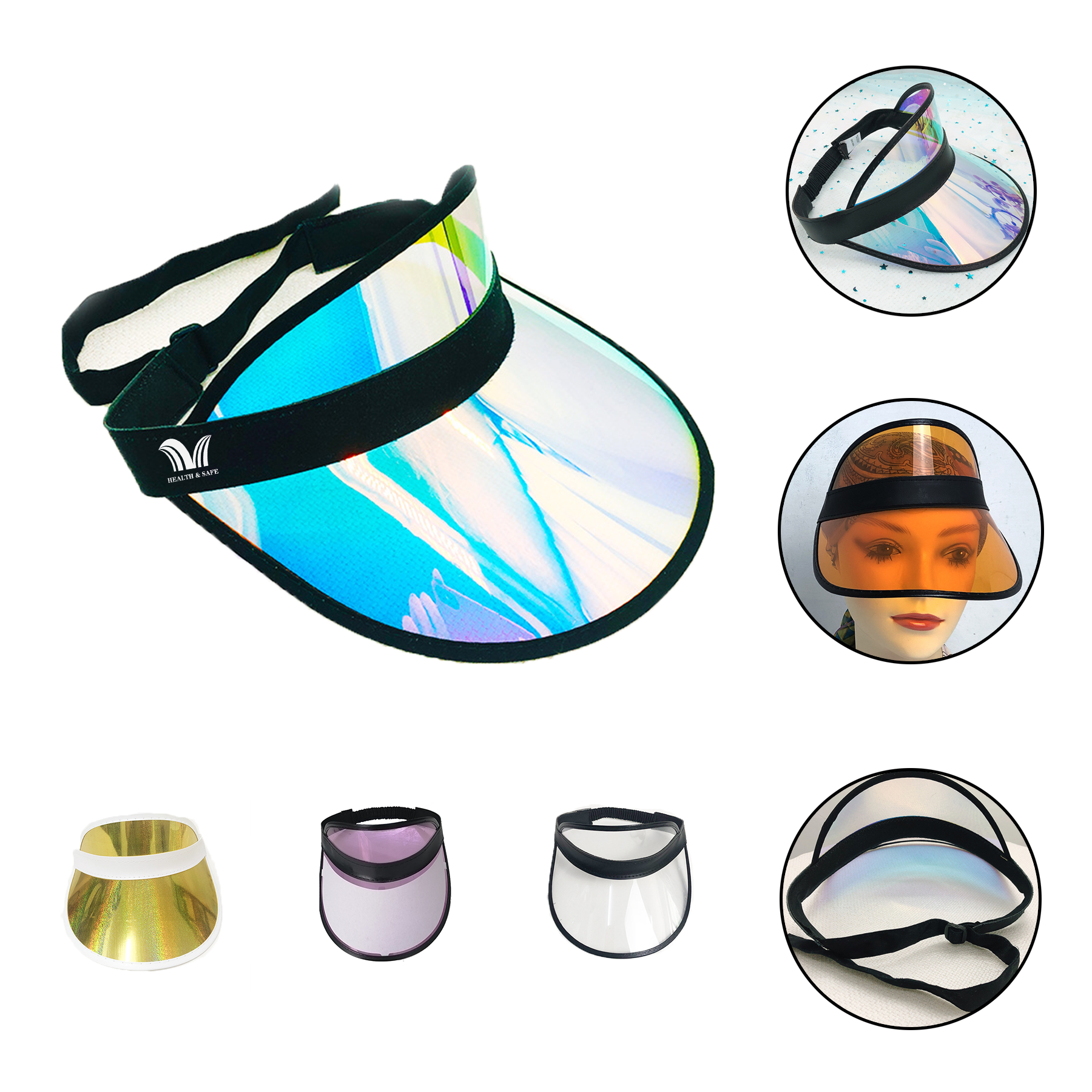 Sport Summer Sun Visor Hats Empty Top for Men Women 2