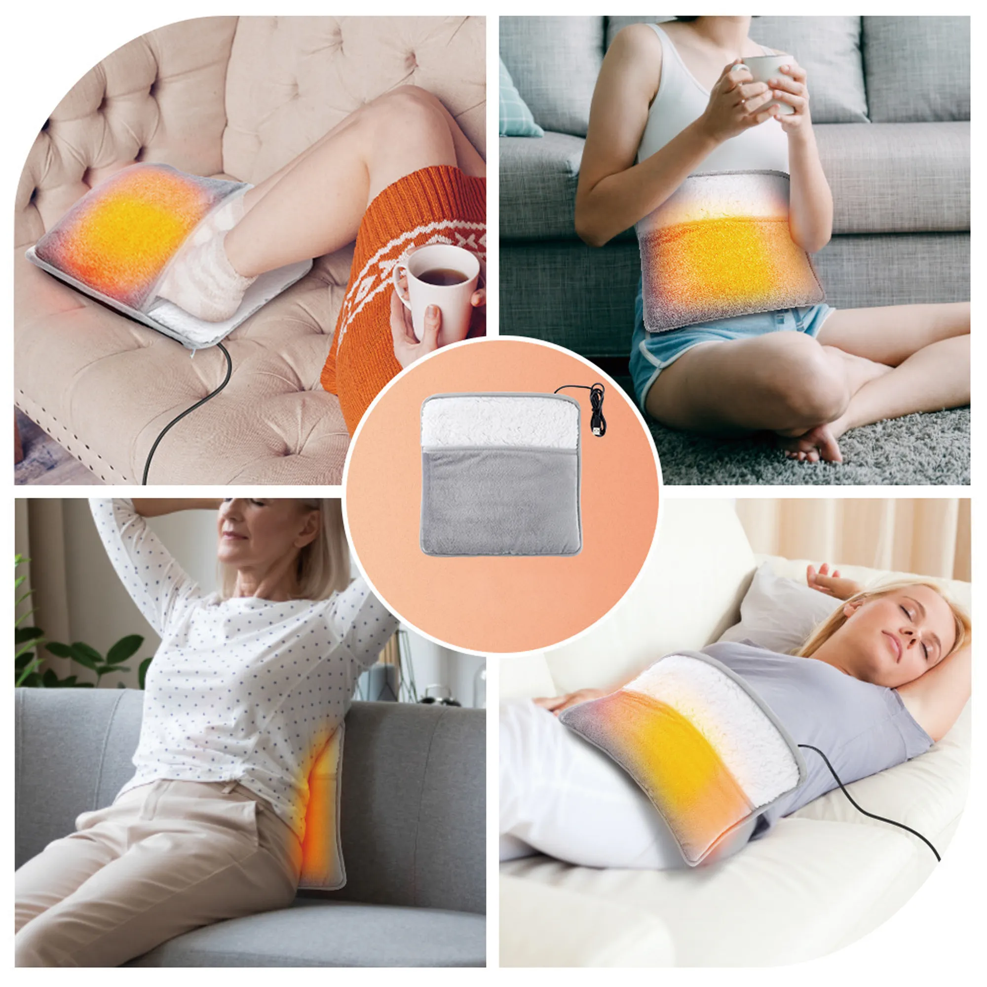 Electric Usb Charging Heated Foot Warmer 3