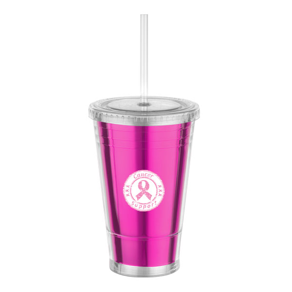 16 oz Slurpy Metallic Tumbler 32