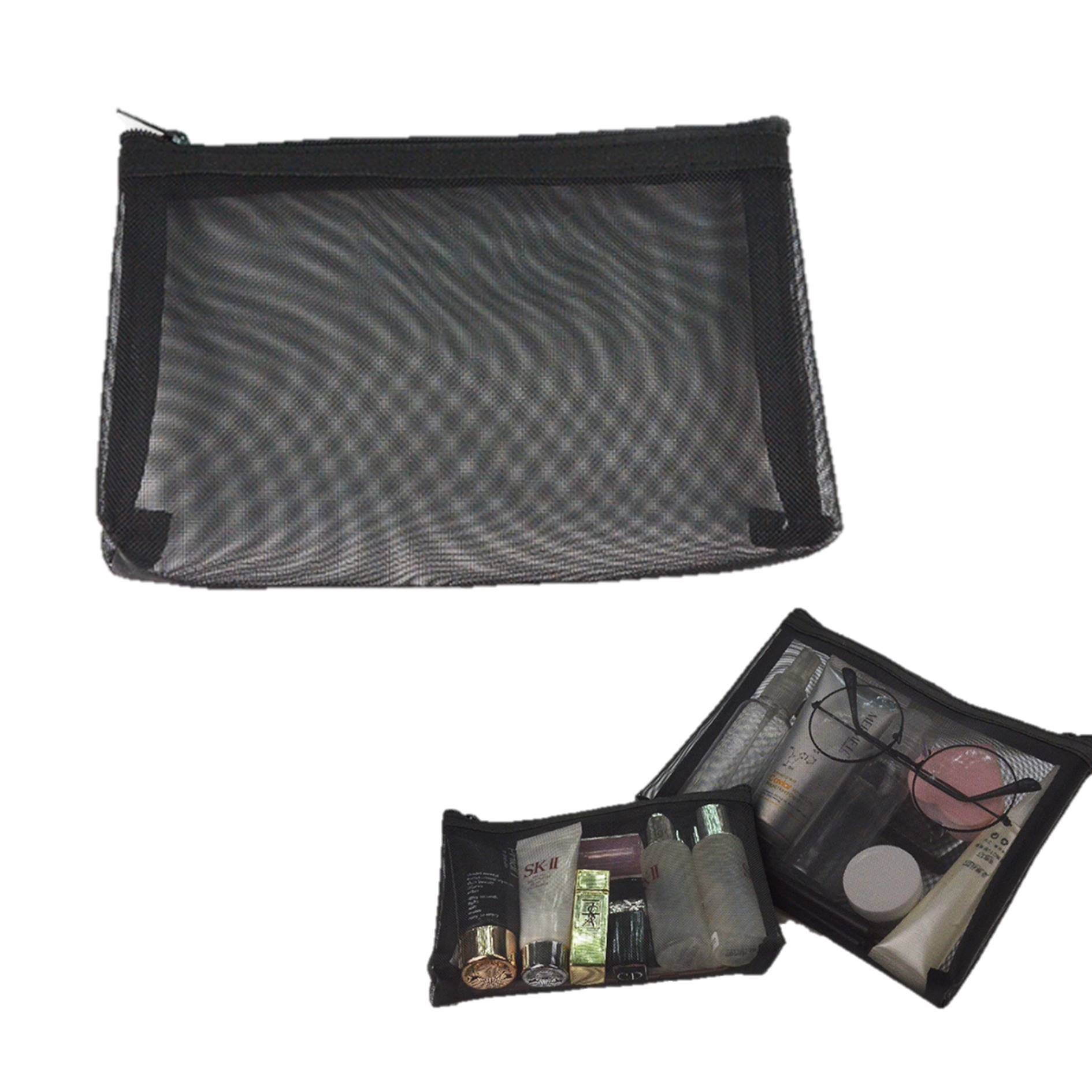 Zippered Mesh Makeup Pouch 2