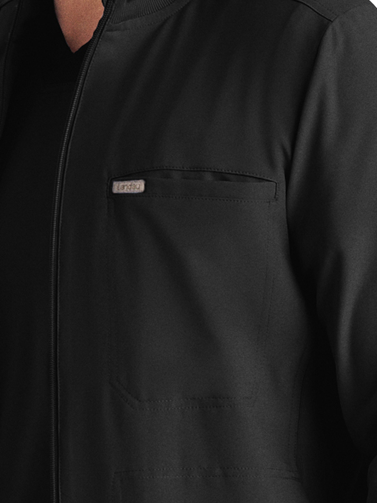 Landau - Forward - Men's Three-Pocket Mock-Neck Zip-Front Jacket 14