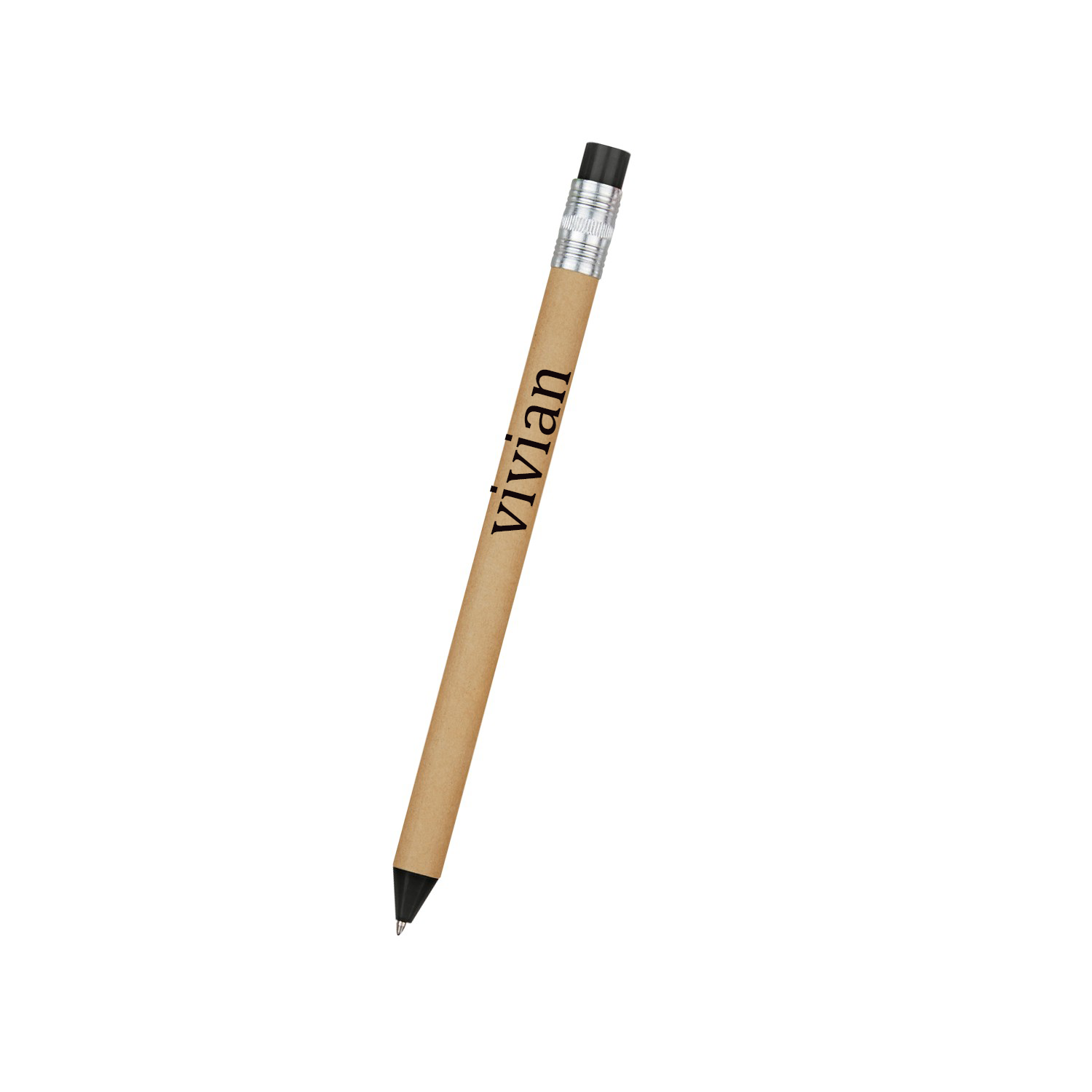 Eco-Friendly Bamboo Retractable Ballpoint Pen 2