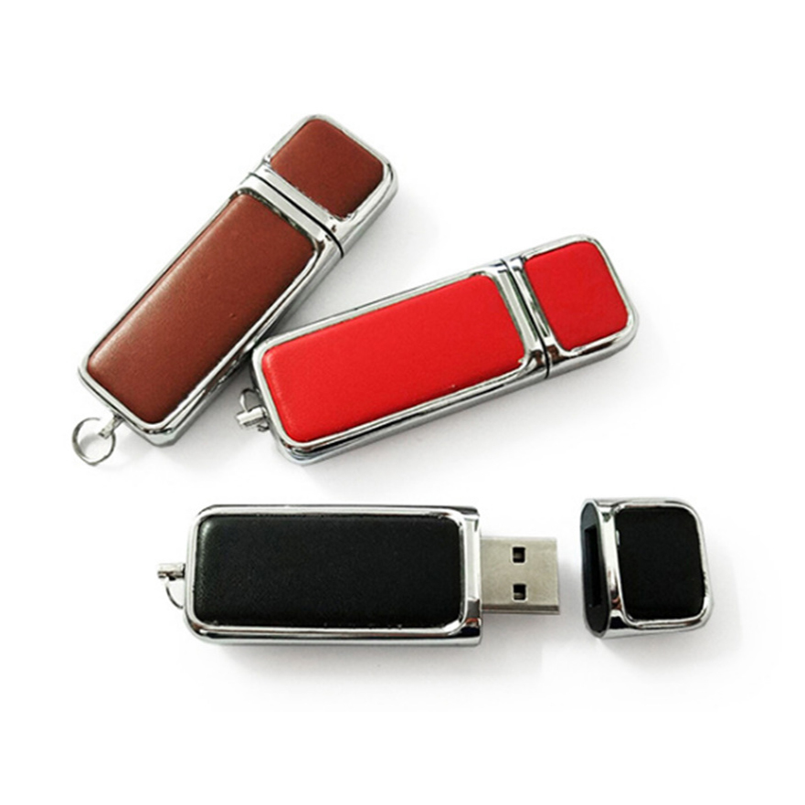 Waterproof USB Flash Drive with Leather Cover 5