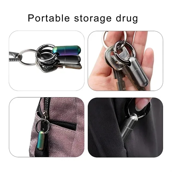Portable Titanium Pill Box 8