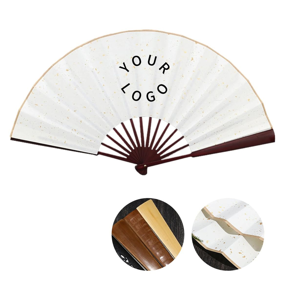 Handheld Folding Fan 20 Inch for Daily Travel 1