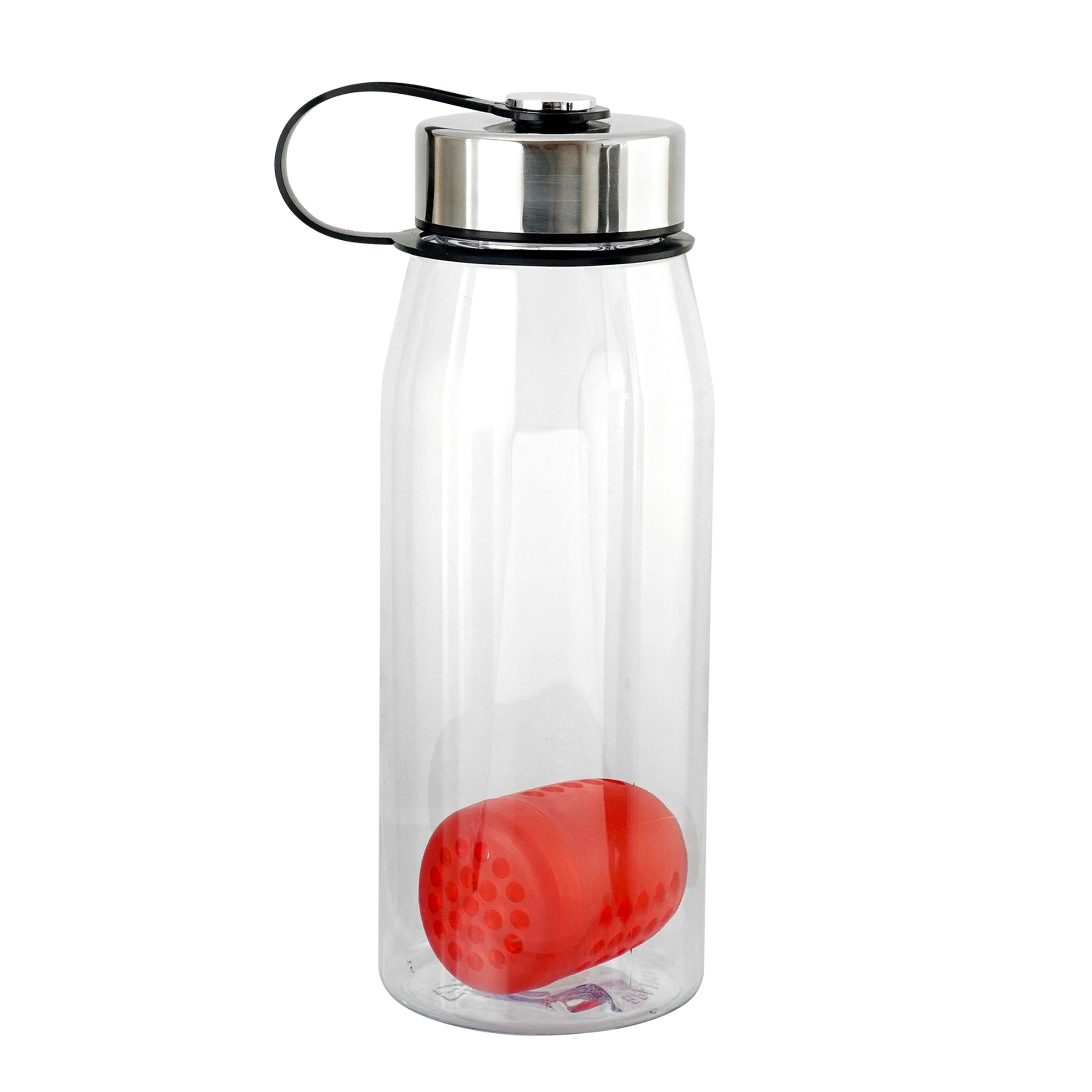 Metal Lanyard Lid 32 oz. Bottle with Floating Infuser, custom water bottle with logo imprint 3