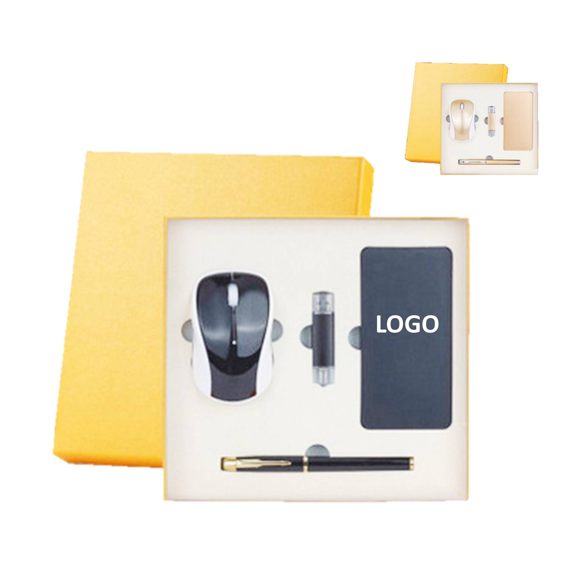 Business Gift Set Power Bank Pen Mouse Usb Drive 2