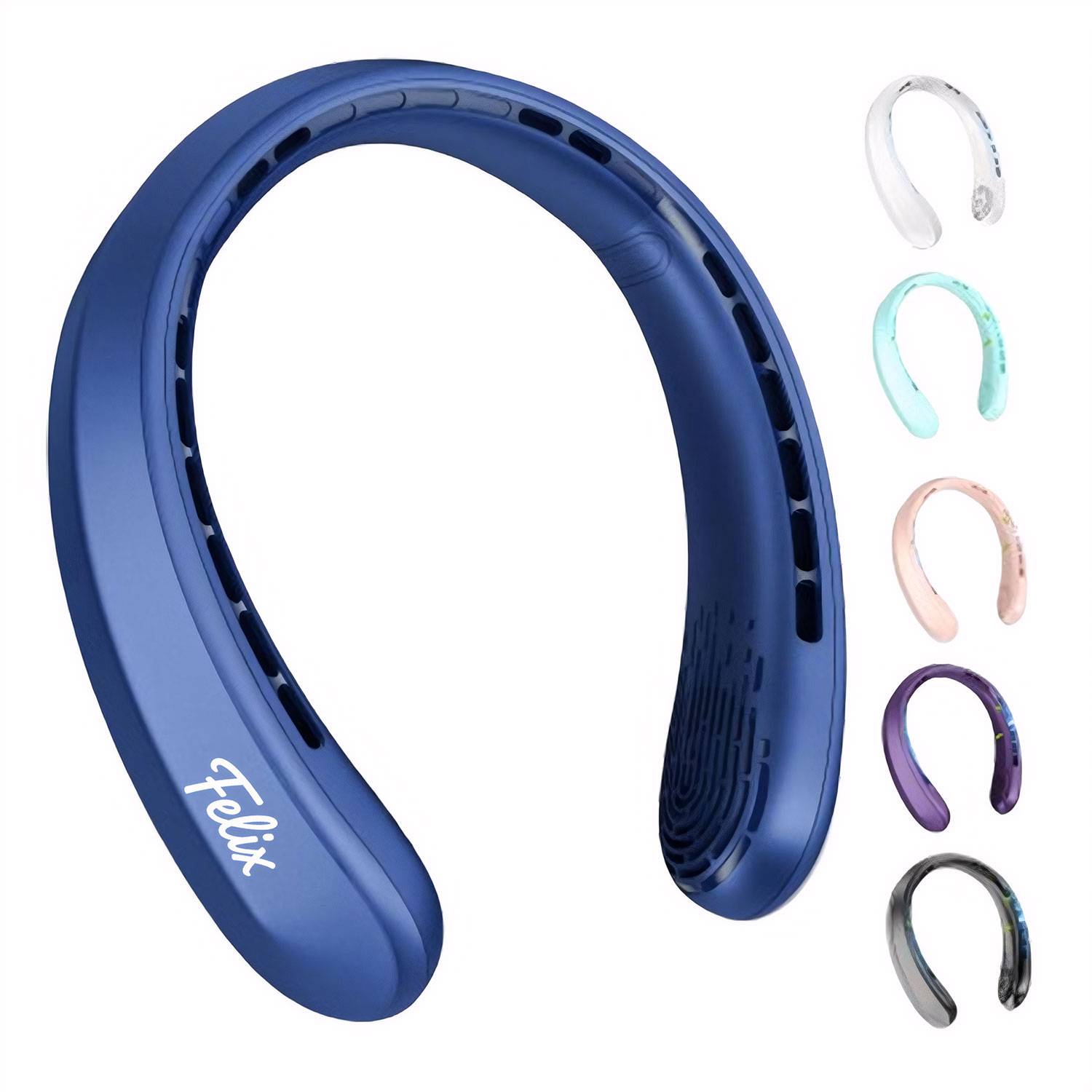 3600mAh Rechargeable Bladeless Neck Fan – Quiet Design