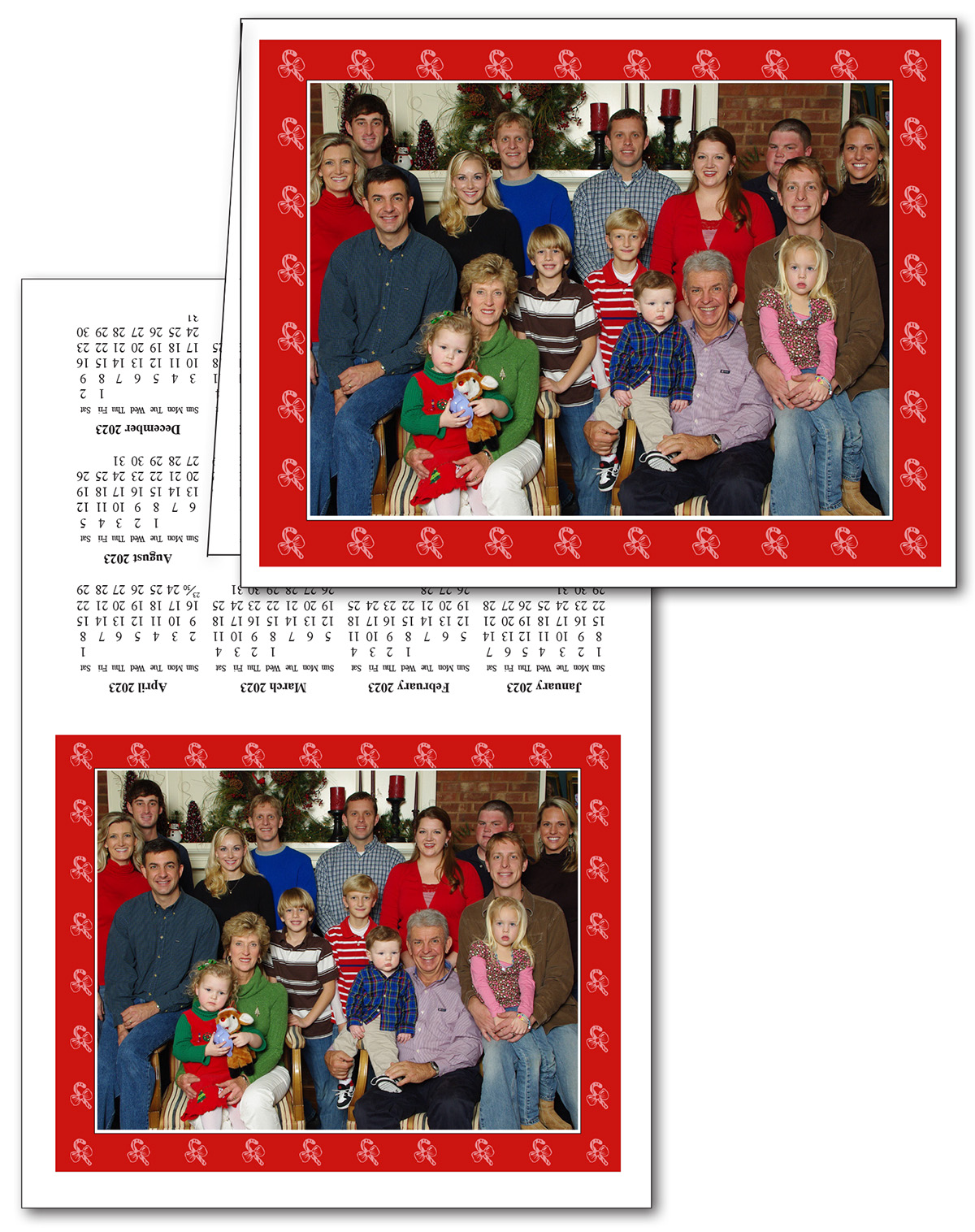 Custom Greeting/Note Card 5 5"x4 25"