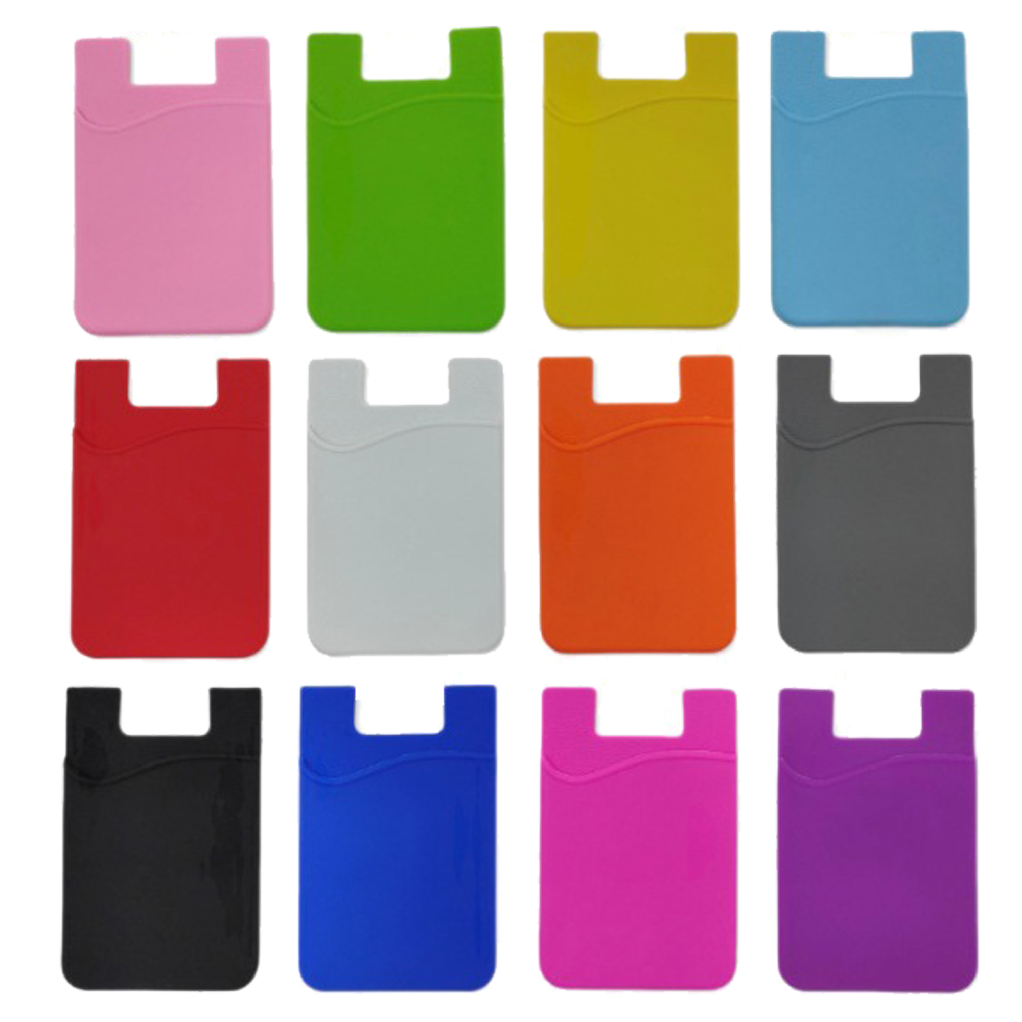 Custom Silicone Phone Sticker Card Holder 3