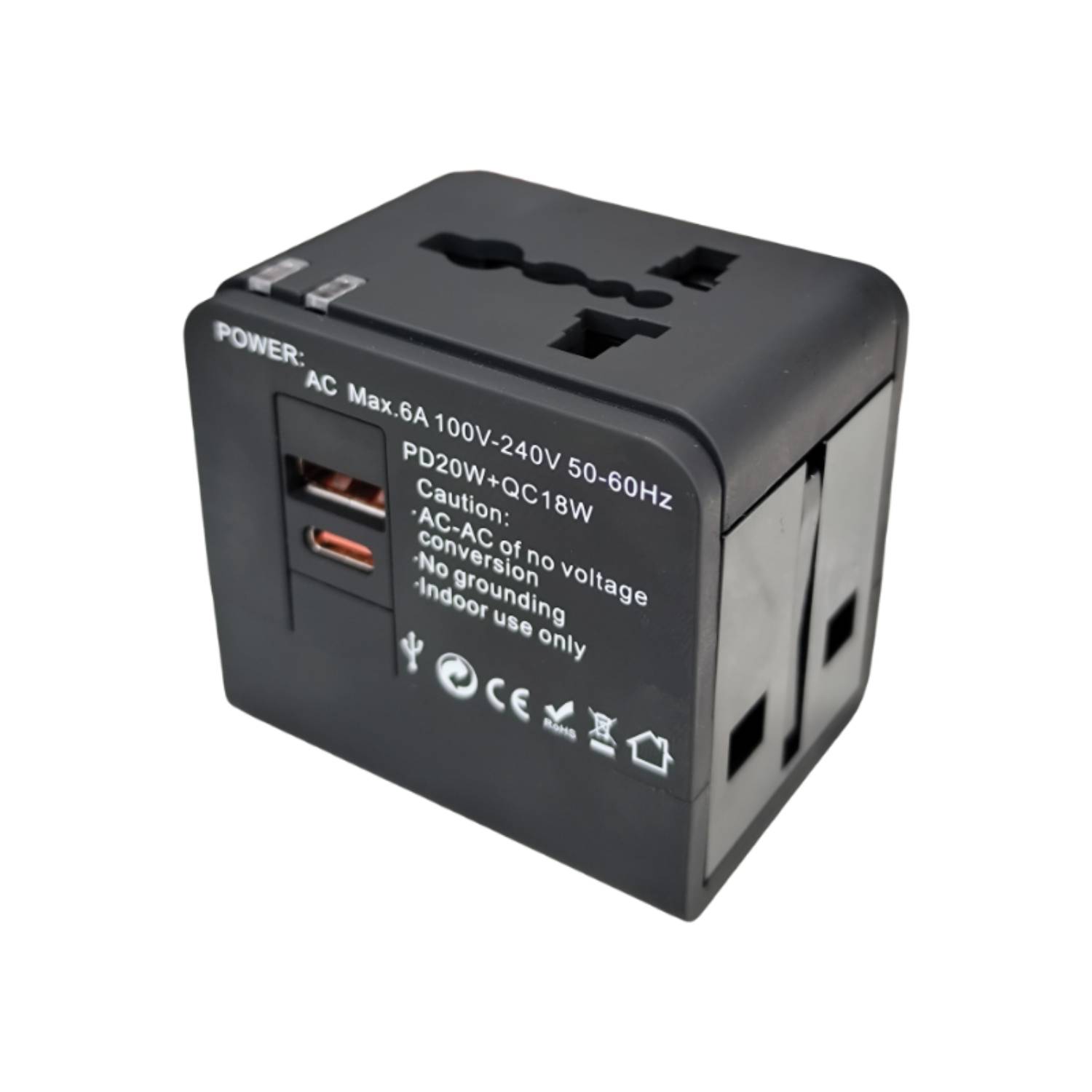 Universal USB A Type C Quick Charge Adapter - PD20W + QC18W 6