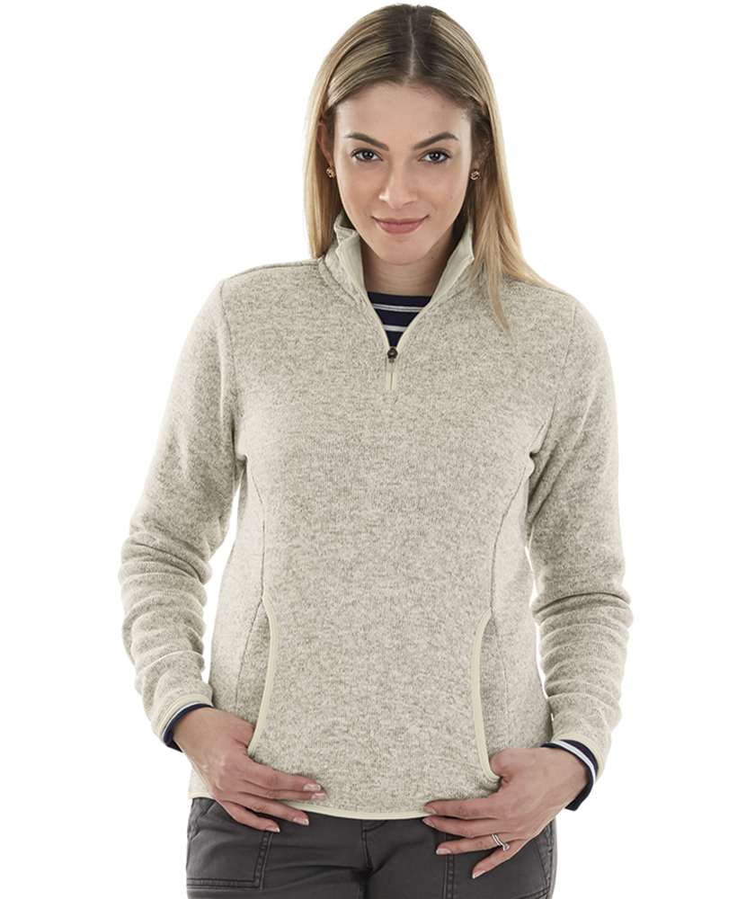 Women's Heathered Fleece Pullover 58